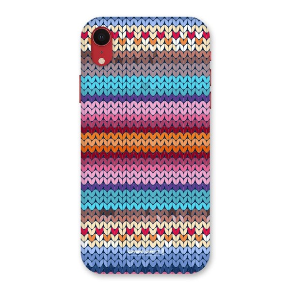 Woolen Back Case for iPhone XR