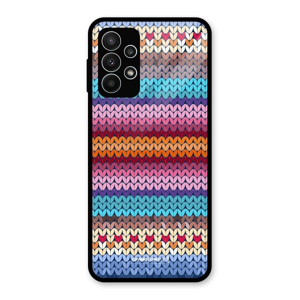 Woolen Glass Back Case for Galaxy A23