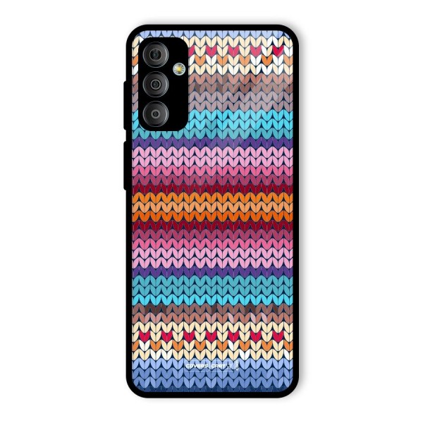 Woolen Glass Back Case for Galaxy F23