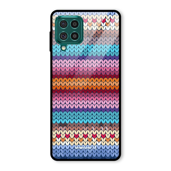 Woolen Glass Back Case for Galaxy F62