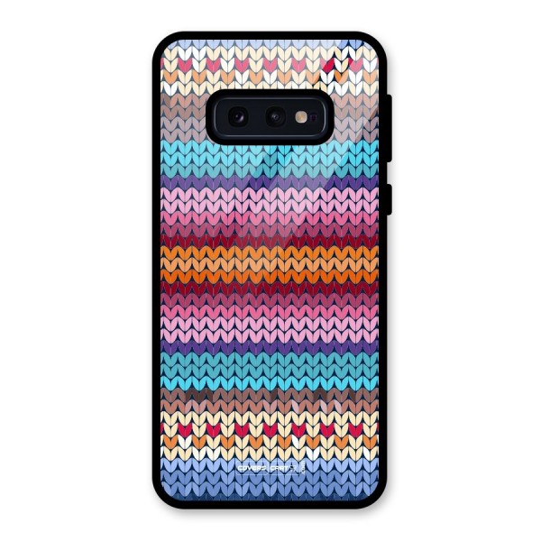 Woolen Glass Back Case for Galaxy S10e