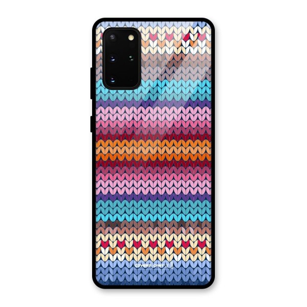 Woolen Glass Back Case for Galaxy S20 Plus