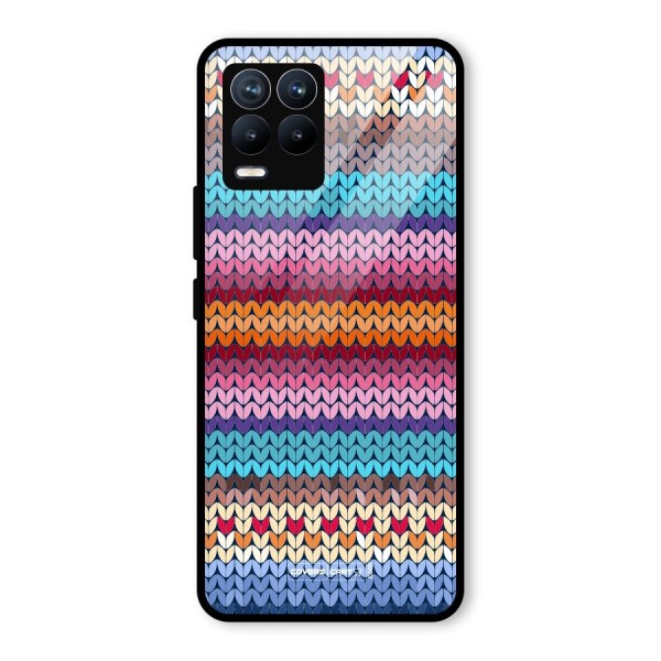 Woolen Glass Back Case for Realme 8 Pro