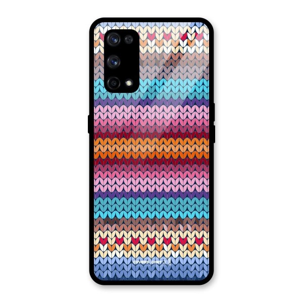 Woolen Glass Back Case for Realme X7 Pro