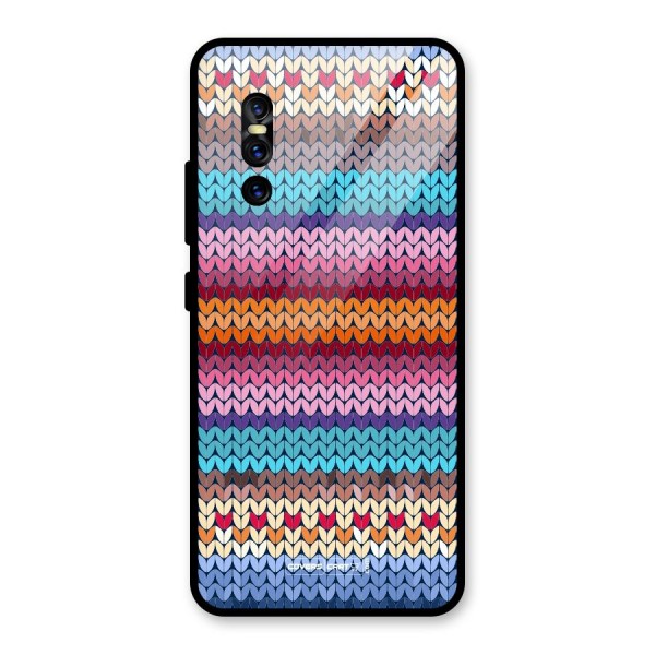 Woolen Glass Back Case for Vivo V15 Pro