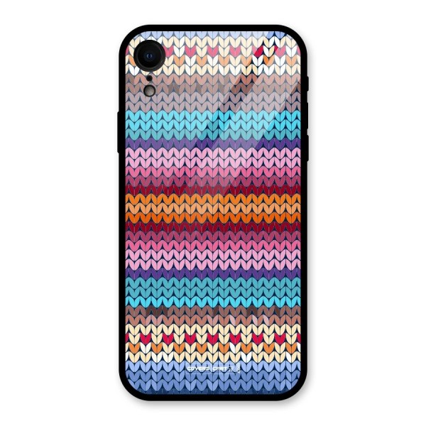 Woolen Glass Back Case for XR