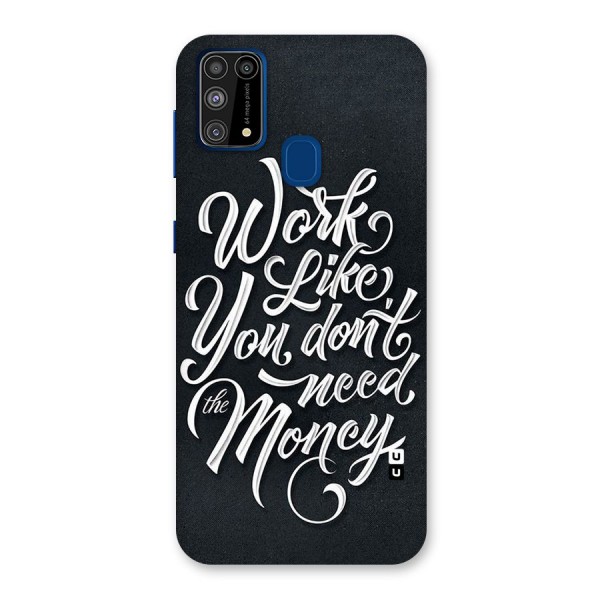 Work Like King Back Case for Galaxy F41