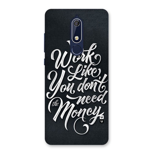 Work Like King Back Case for Nokia 5.1