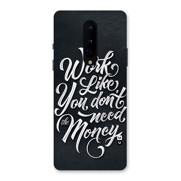 Work Like King Back Case for OnePlus 8