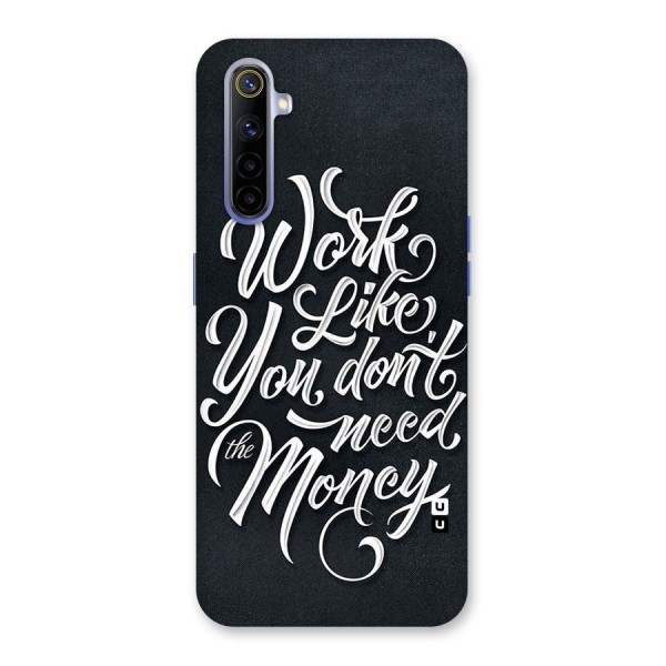 Work Like King Back Case for Realme 6