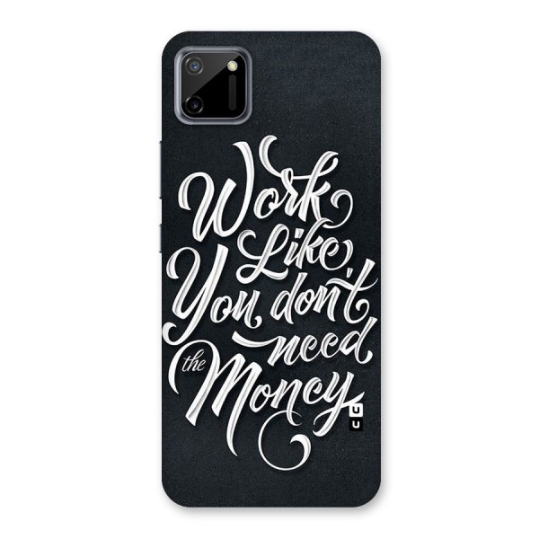 Work Like King Back Case for Realme C11