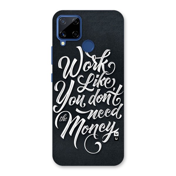 Work Like King Back Case for Realme C12