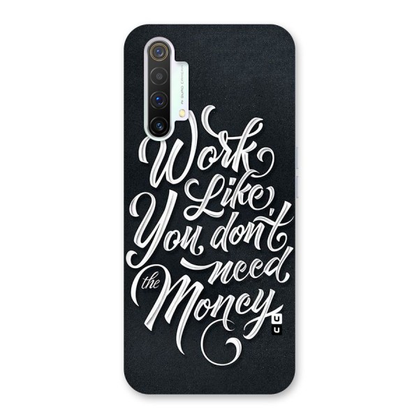 Work Like King Back Case for Realme X3