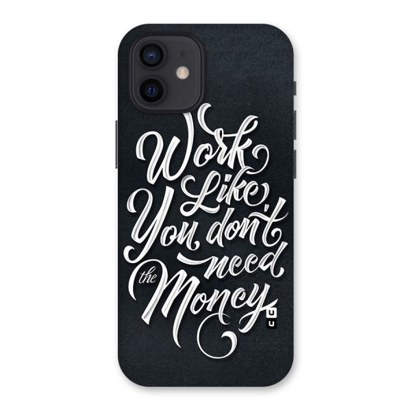 Work Like King Back Case for iPhone 12