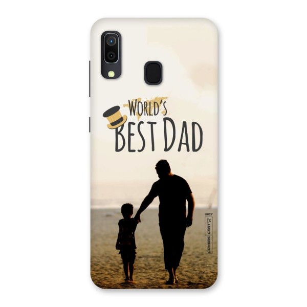 Worlds Best Dad Back Case for Galaxy A20