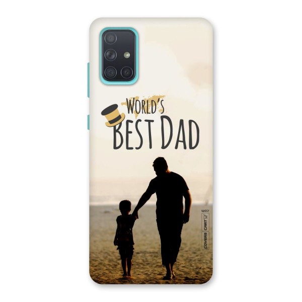 Worlds Best Dad Back Case for Galaxy A71