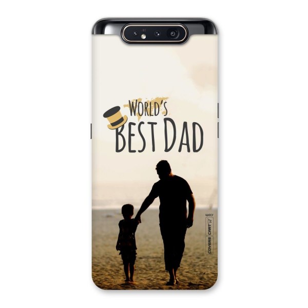 Worlds Best Dad Back Case for Galaxy A80