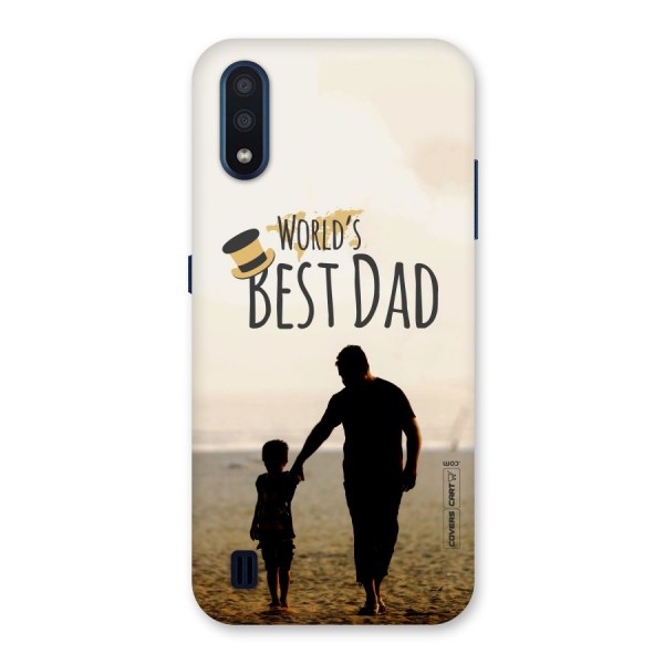 Worlds Best Dad Back Case for Galaxy M01