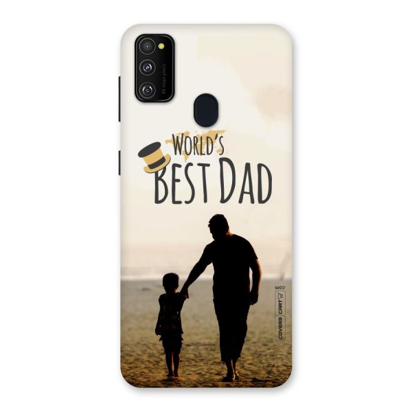 Worlds Best Dad Back Case for Galaxy M21