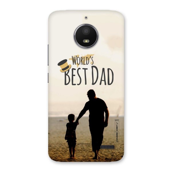 Worlds Best Dad Back Case for Moto E4