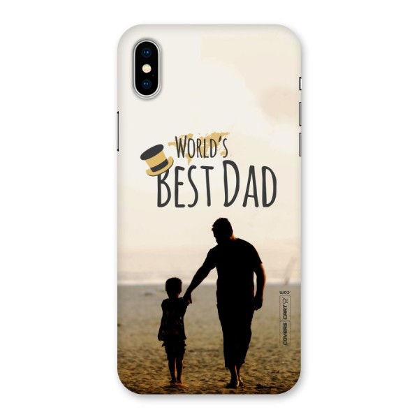 Worlds Best Dad Back Case for iPhone XS