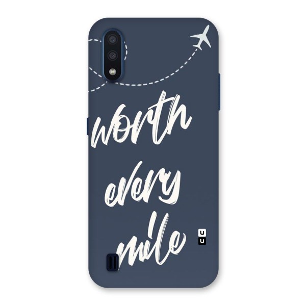 Worth Every Mile Back Case for Galaxy M01