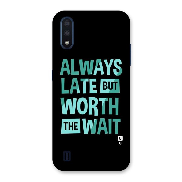 Worth the Wait Back Case for Galaxy M01