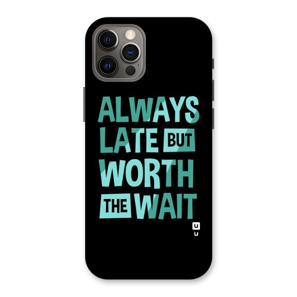 Worth the Wait Back Case for iPhone 12 Pro