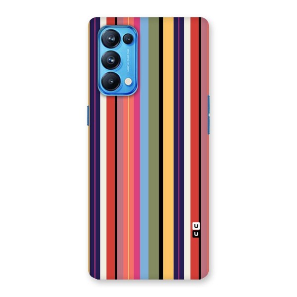 Wrapping Stripes Back Case for Oppo Reno5 Pro 5G