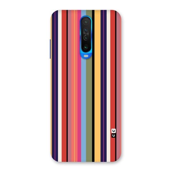 Wrapping Stripes Back Case for Poco X2