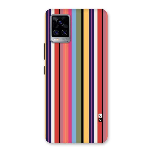 Wrapping Stripes Back Case for Vivo V20 Pro