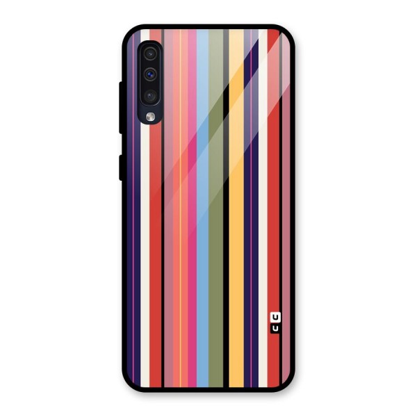 Wrapping Stripes Glass Back Case for Galaxy A50s