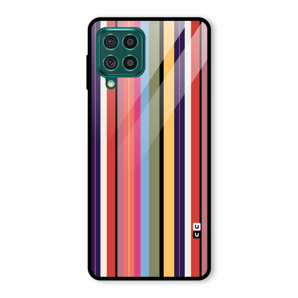 Wrapping Stripes Glass Back Case for Galaxy F62