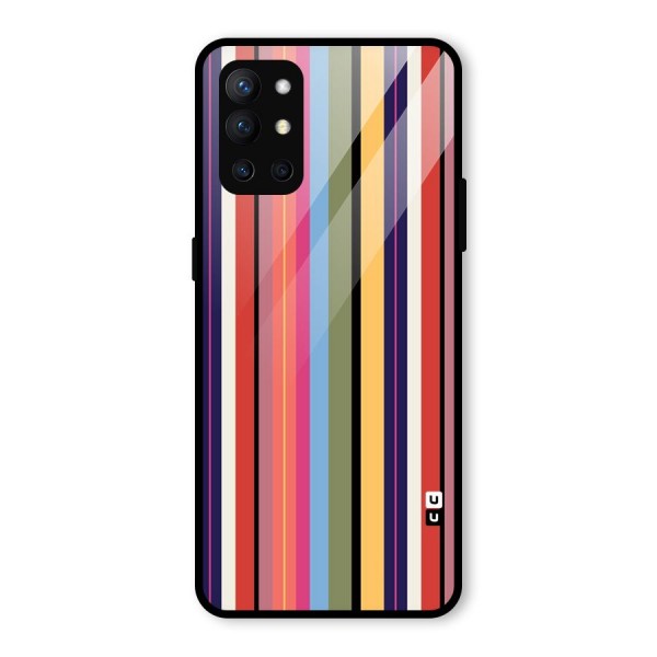 Wrapping Stripes Glass Back Case for OnePlus 9R