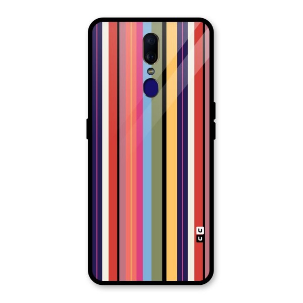 Wrapping Stripes Glass Back Case for Oppo F11