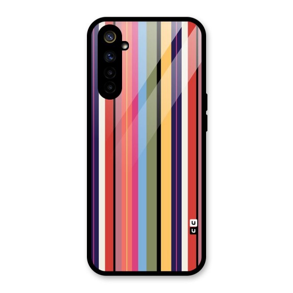 Wrapping Stripes Glass Back Case for Realme 6