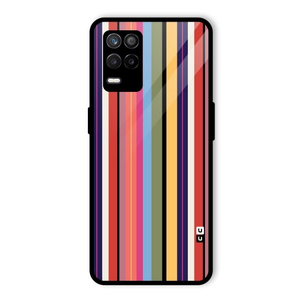 Wrapping Stripes Glass Back Case for Realme 9 5G