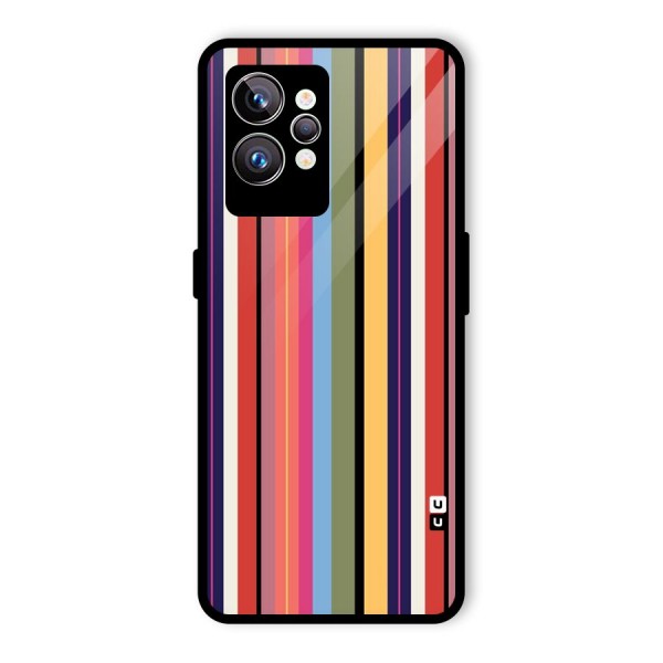 Wrapping Stripes Glass Back Case for Realme GT2 Pro