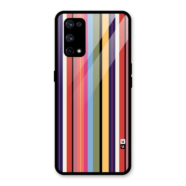 Wrapping Stripes Glass Back Case for Realme X7 Pro