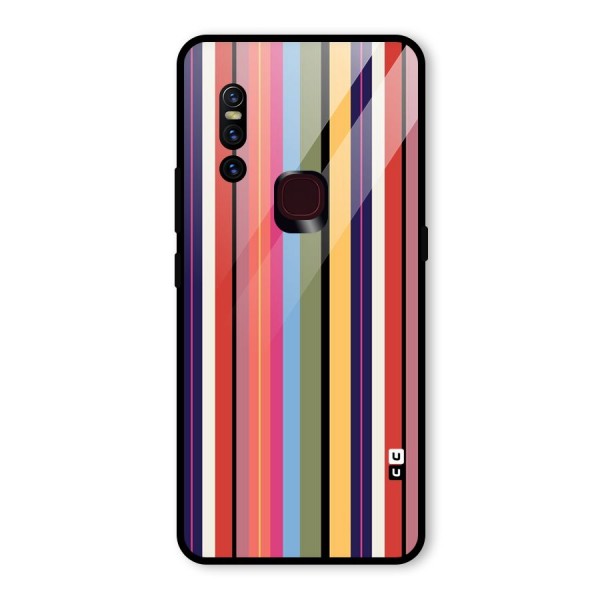 Wrapping Stripes Glass Back Case for Vivo V15