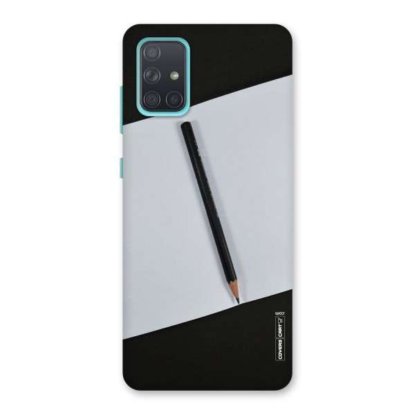 Write Your Thoughts Back Case for Galaxy A71