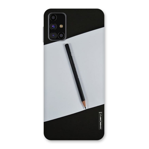 Write Your Thoughts Back Case for Galaxy M31s