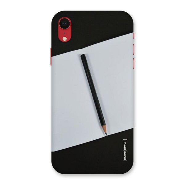 Write Your Thoughts Back Case for iPhone XR