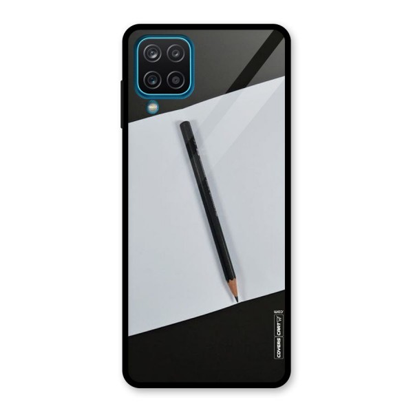 Write Your Thoughts Glass Back Case for Galaxy A12