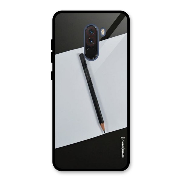 Write Your Thoughts Glass Back Case for Poco F1