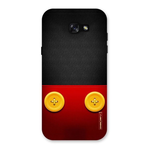 Yellow Button Back Case for Galaxy A7 (2017)