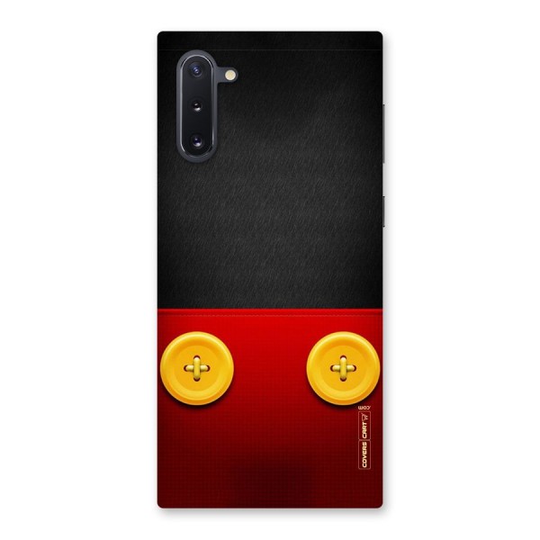 Yellow Button Back Case for Galaxy Note 10