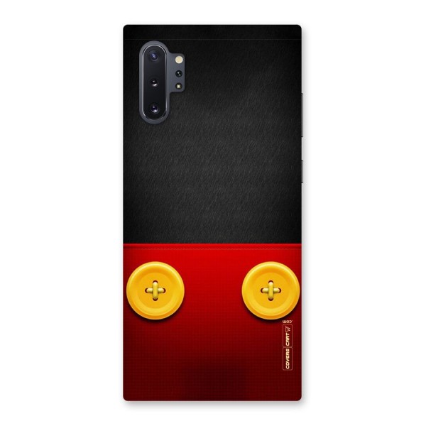 Yellow Button Back Case for Galaxy Note 10 Plus