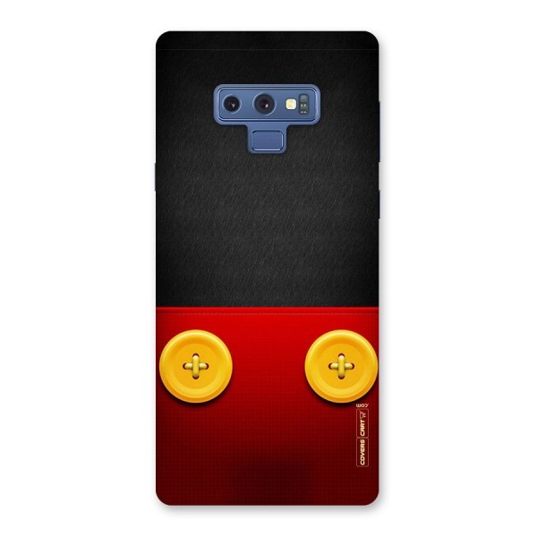 Yellow Button Back Case for Galaxy Note 9