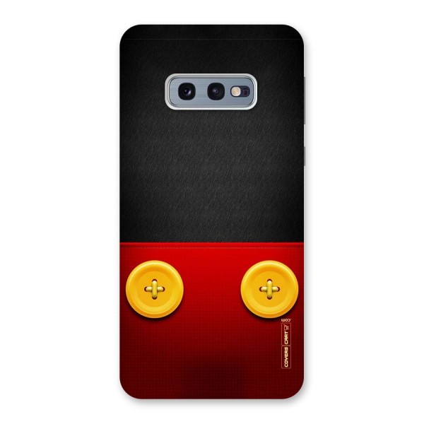 Yellow Button Back Case for Galaxy S10e